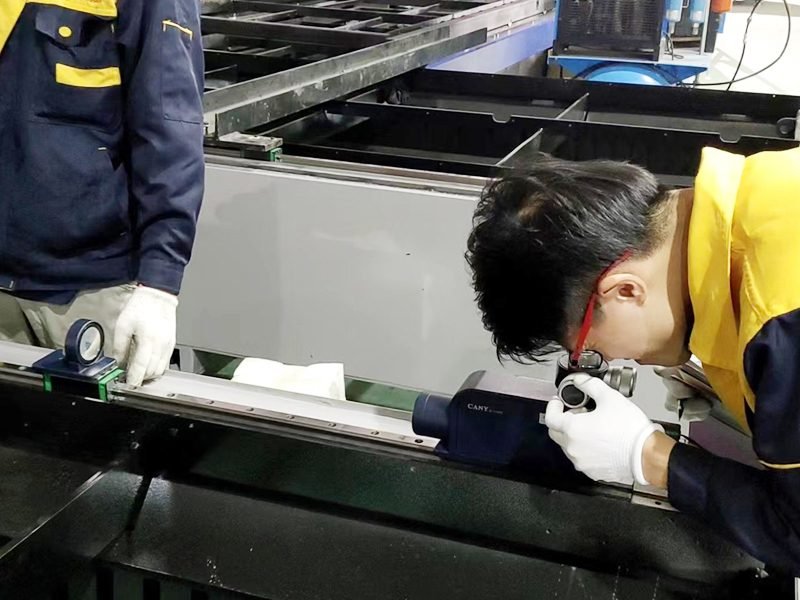 SVAN Laser Rail Installation